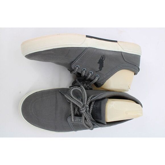 POLO RALPH LAUREN Faxon Low Lace Up Fabric Sport Sneakers Shoes Mens 9.5D - Picture 6 of 11